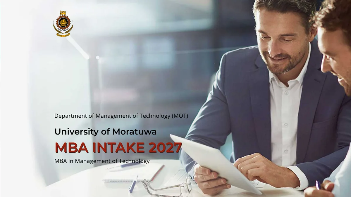 University of Moratuwa — MBA in Management of Technology